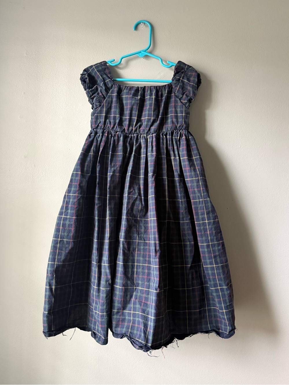 Vintage Ralph Lauren Girls 4T Tartan 100% Cotton Dress